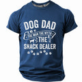 Humor Snack Dealer Dog Dad Graphic Tee
