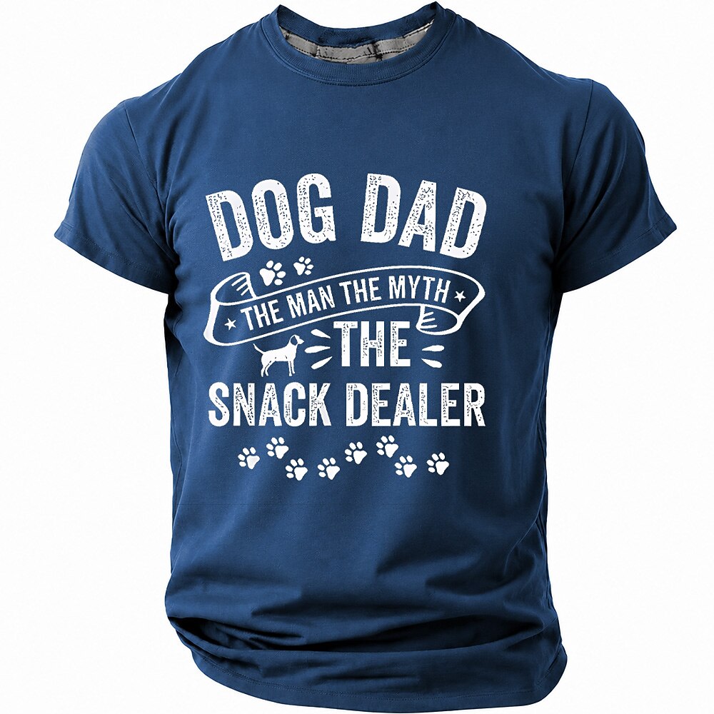 Humor Snack Dealer Dog Dad Graphic Tee