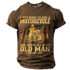Ignore Problems Ride Motorcycle Graphic Tee