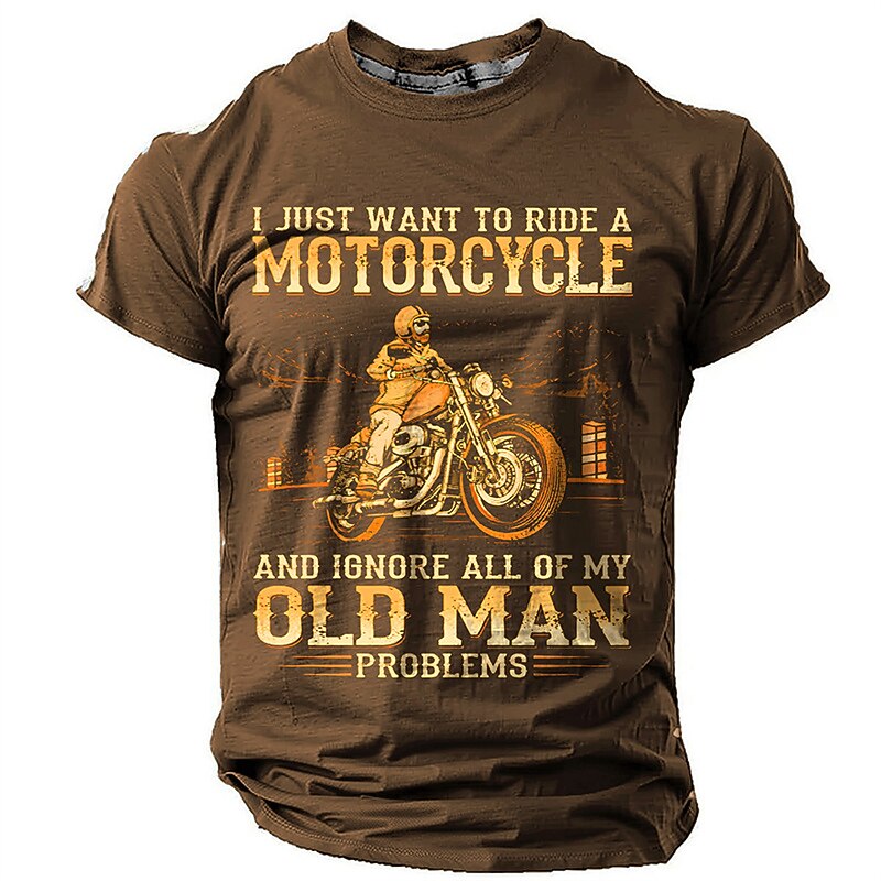 Ignore Problems Ride Motorcycle Graphic Tee