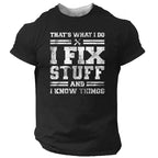 Handyman Fix Stuff Knowledge Graphic Shirt