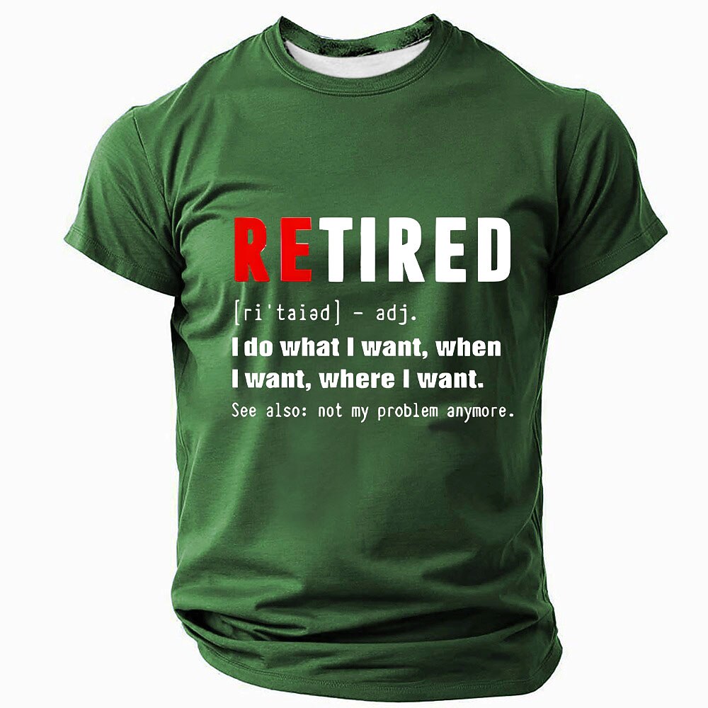 Retired Definition My Rules Graphic Tee