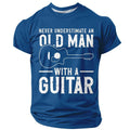 Vintage Guitar Old Man Graphic Shirt
