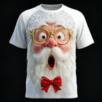 Santa Claus Christmas Cool Daily Outdoor Party Graphic Tee