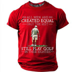 Eighties Golfer Legend Funny Graphic Sports Tee