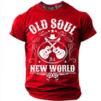 Old Soul Crossed Guitars Graphic Tee