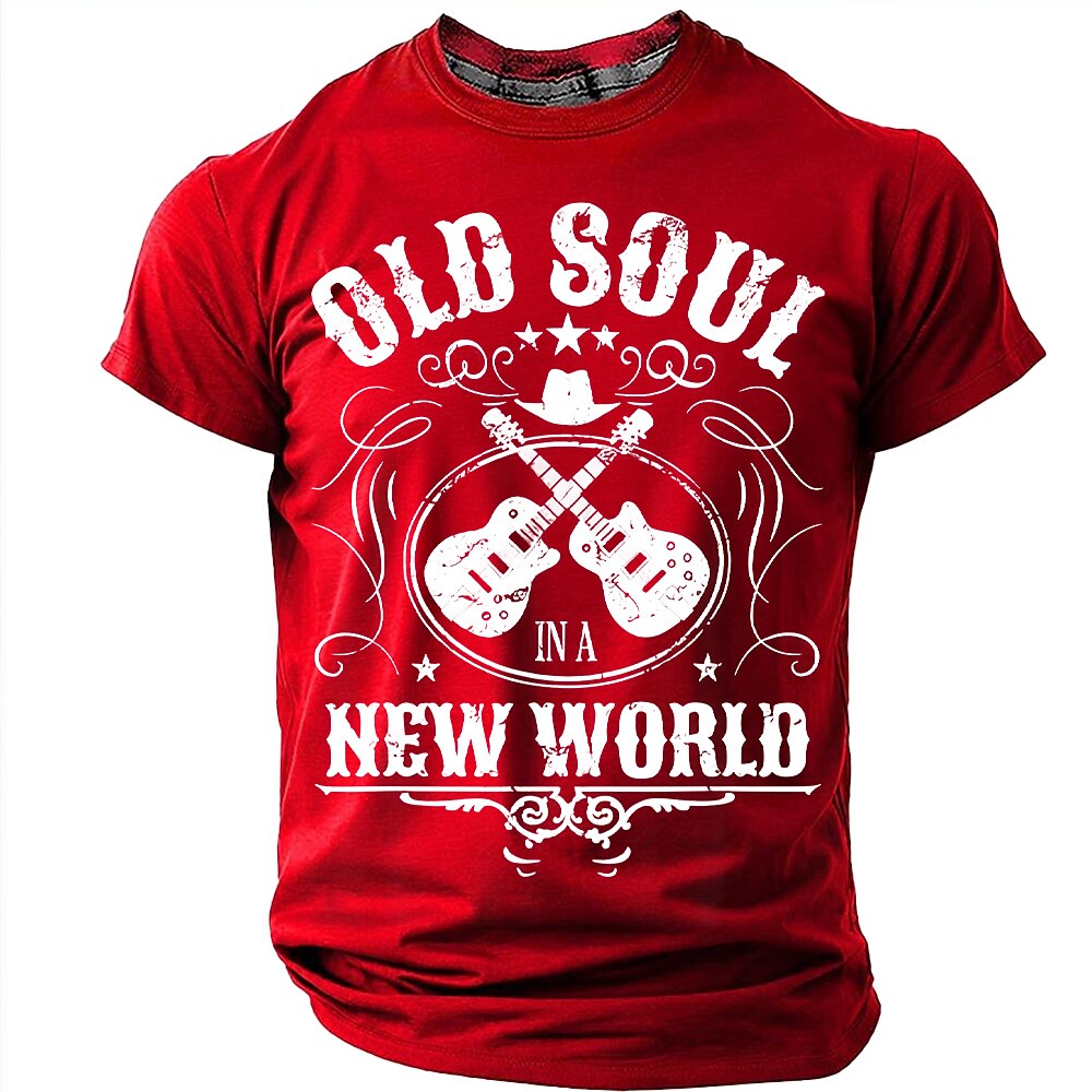 Old Soul Crossed Guitars Graphic Tee