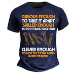 Curious Mechanic Extra Parts Graphic Tee