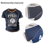 I Rescue Fish And Beer Funny Fishing Graphic Tee
