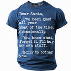 Dear Santa Ill Buy My Own Stuff Christmas Tee