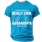 Really Cool Grandpa Humor Graphic Tee