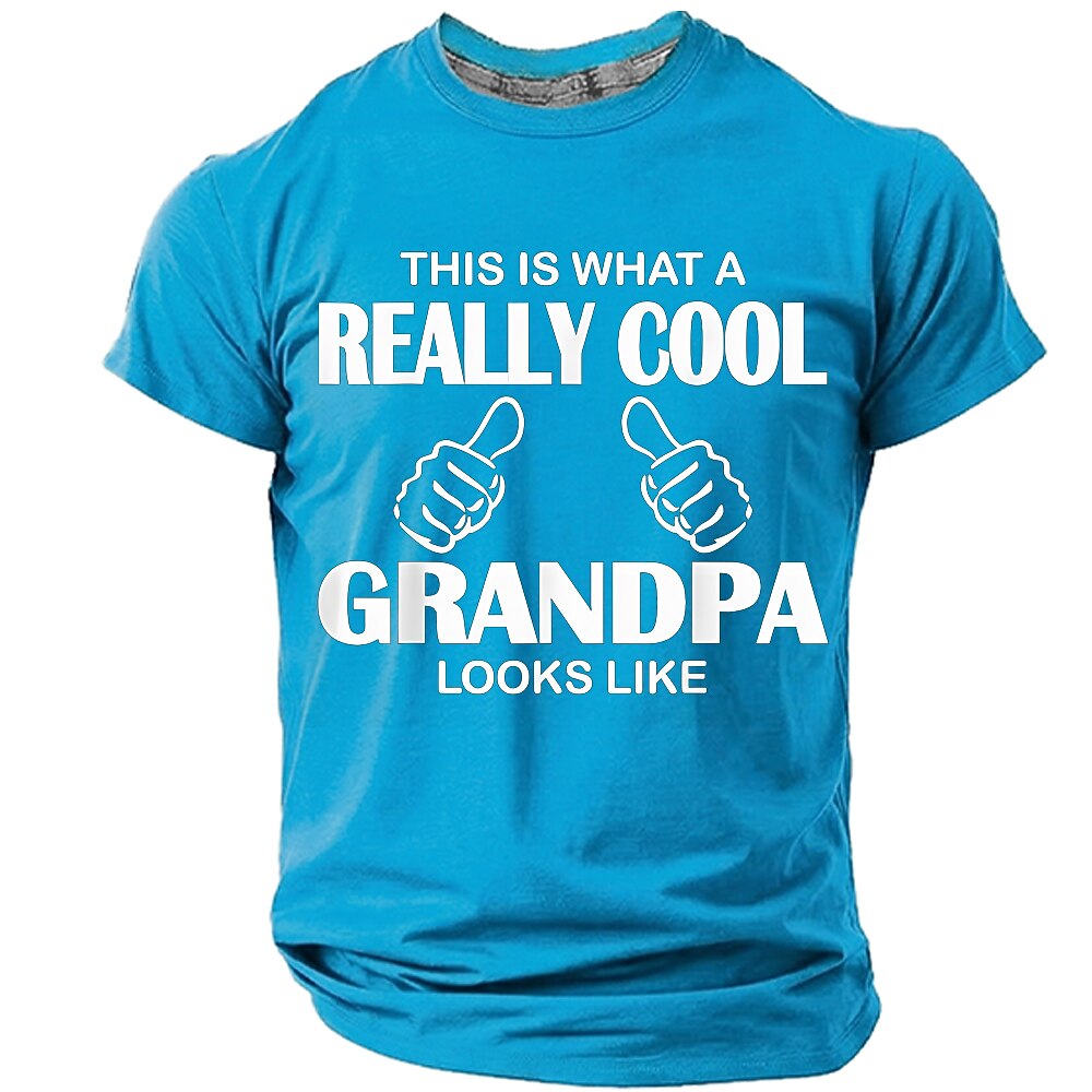 Really Cool Grandpa Humor Graphic Tee
