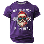 Santa Claus Christmas Gift Quote Graphic Short Sleeve Tee