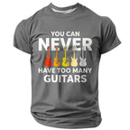 Funny Guitar Slang Music Lover Graphic Short Sleeve Tee