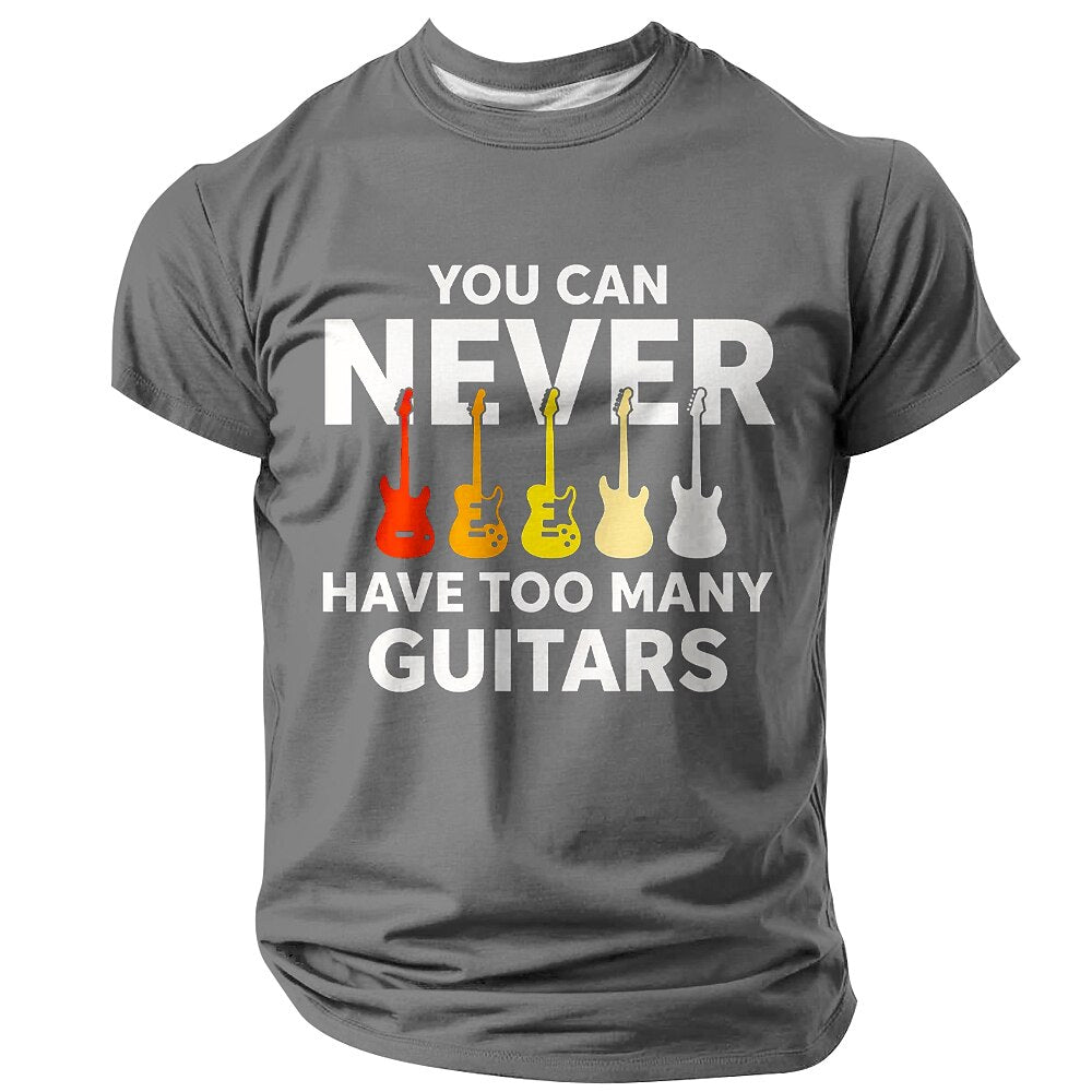Funny Guitar Slang Music Lover Graphic Short Sleeve Tee