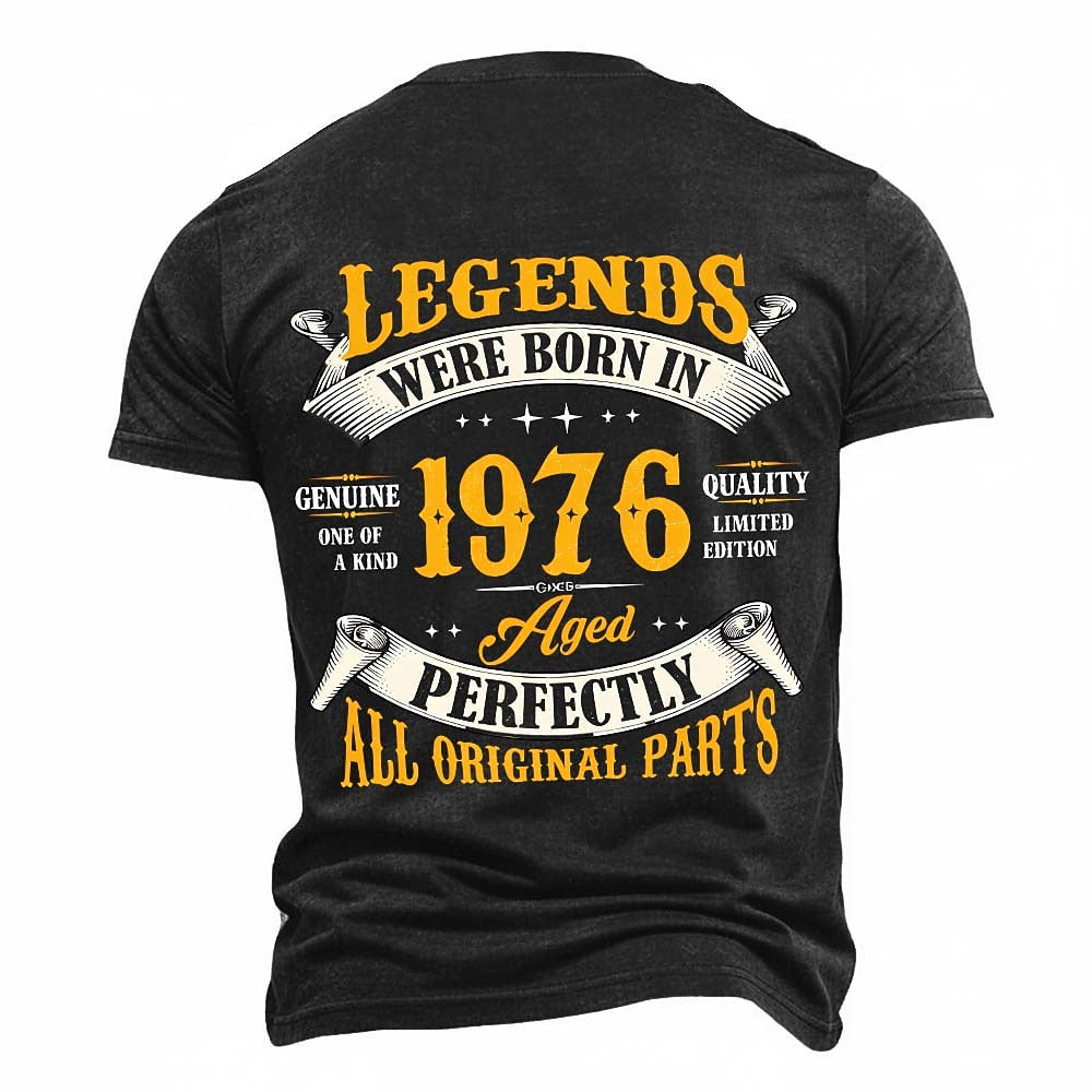 Legendary Birth Year Vintage Graphic Shirt