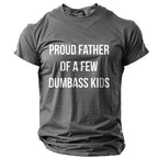 Proud Dad Family Humor Graphic Tee