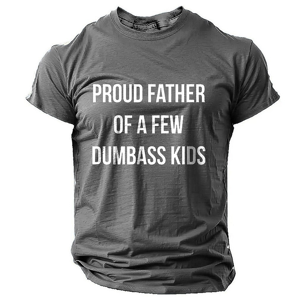 Proud Dad Family Humor Graphic Tee