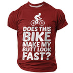 Grumpy Old Man Biker Funny 3D Graphic Print Tee