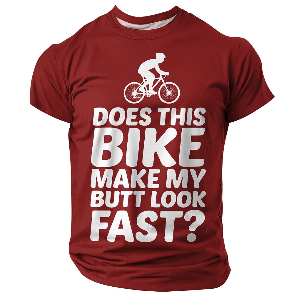 Grumpy Old Man Biker Funny 3D Graphic Print Tee