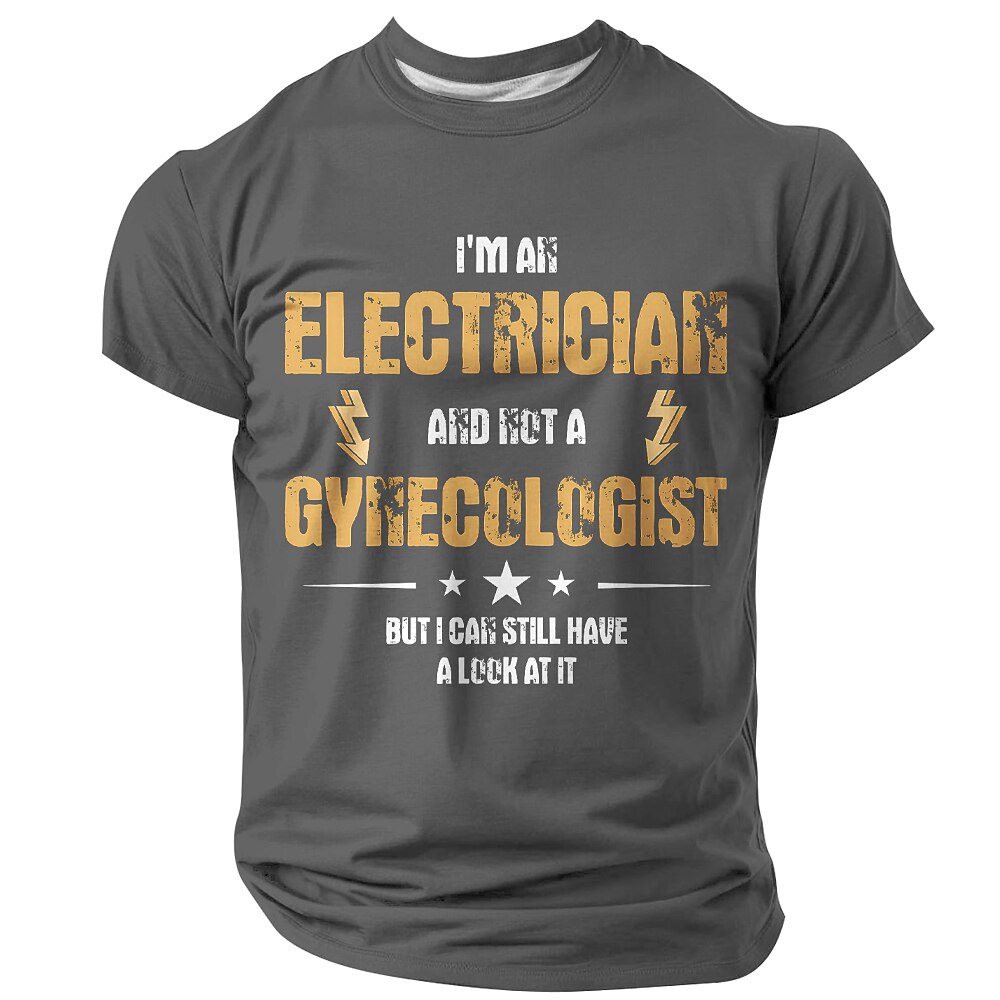 Electrician Work Humor Warning Graphic Tee