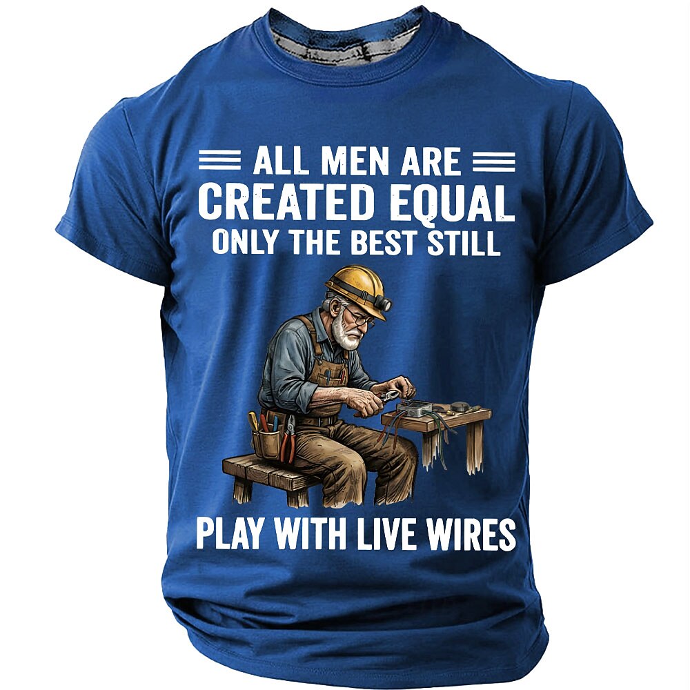 Live Wire Electrician Humor Graphic Shirt