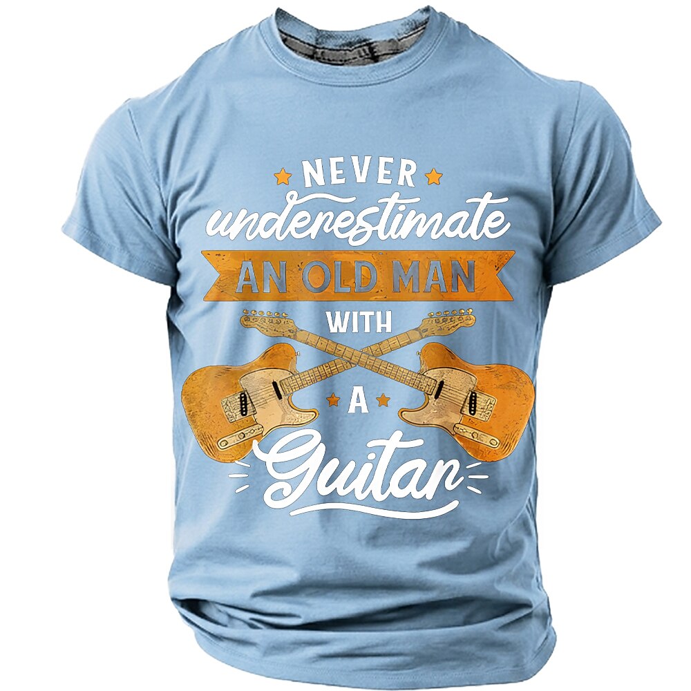 Legendary Old Man Guitar Graphic Tee