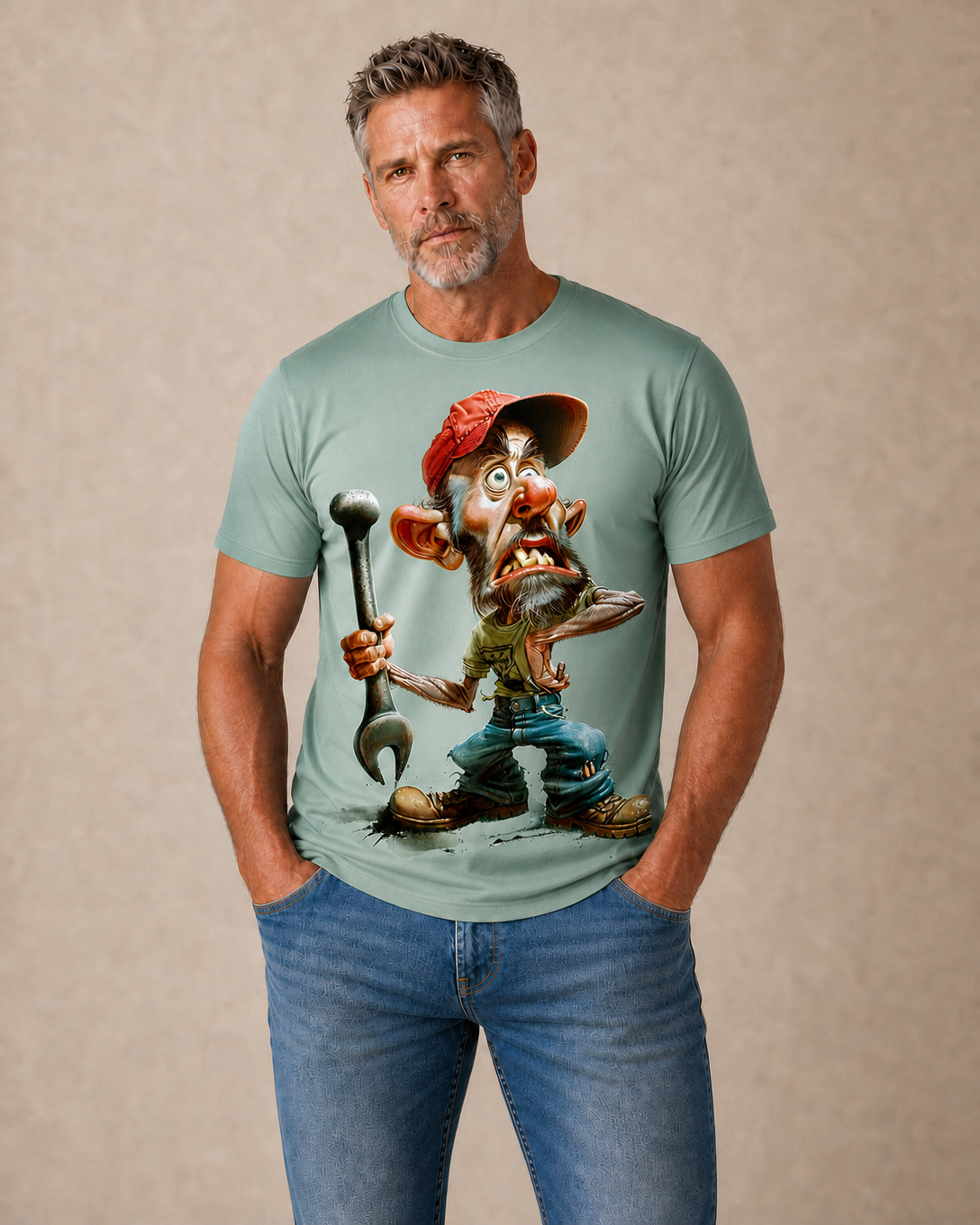 Fix Stuff Legendary Old Man Print Tee