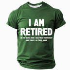 Retired Tired Again Funny Statement Shirt