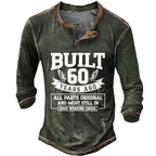 Built Sixty Years Ago All Original Parts Graphic Henley