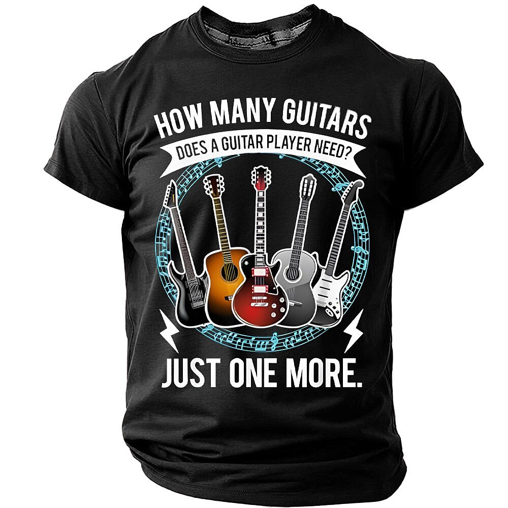Guitar Player Needs Just One More Funny Graphic Tee