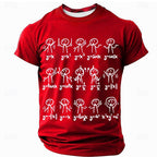 Math Equations Stick Figures Funny Science Humor Graphic Tee
