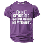 Funny Aging Humor Age Quote Print Tee Shirt