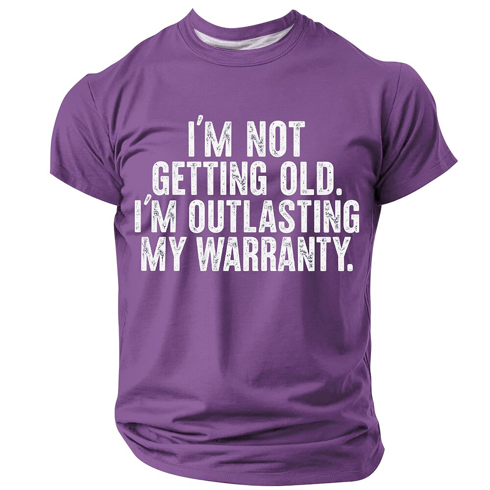 Funny Aging Humor Age Quote Print Tee Shirt