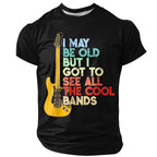 Cool Bands Vintage Guitar Graphic Tee