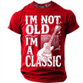 Classic Old Rocker Guitar Graphic Tee