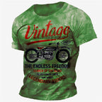 Vintage Motorcycle Distressed Rider Graphic Shirt