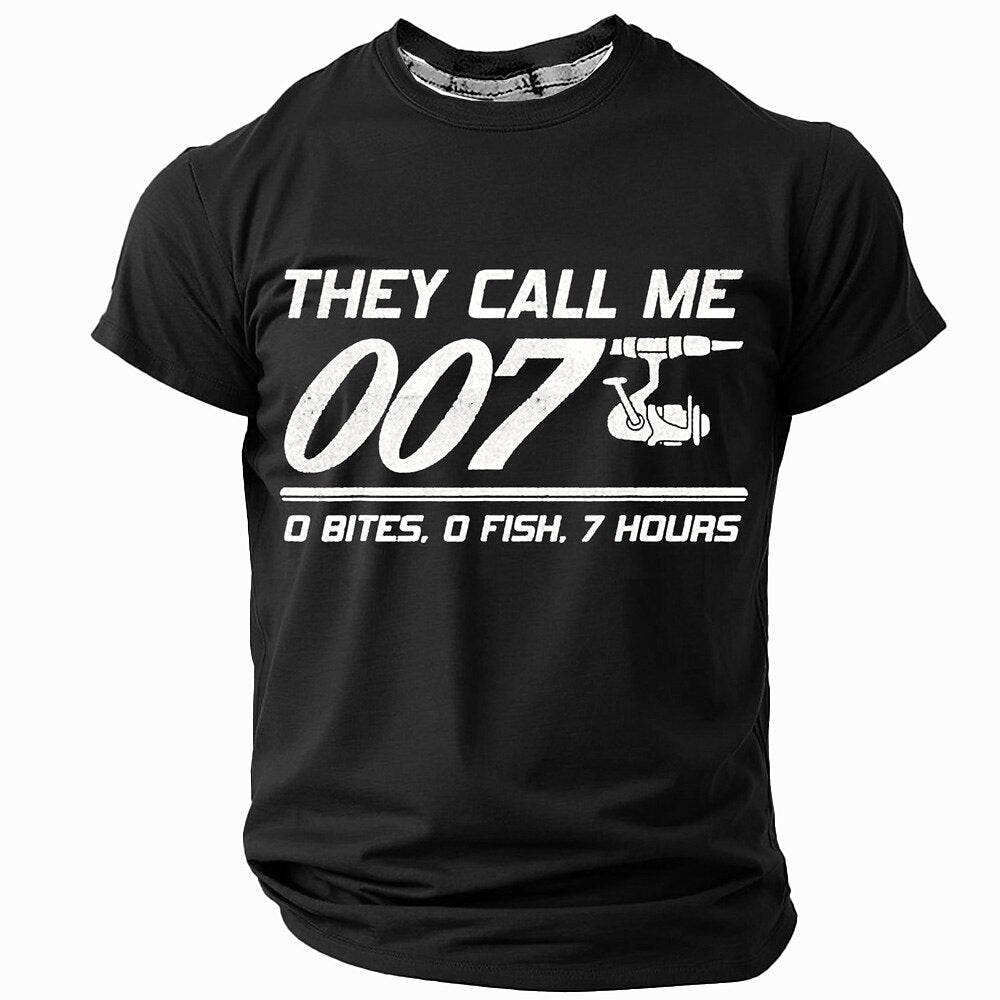 They Call Me Angler Zero Fish Funny Graphic Tee