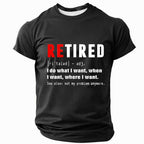 Retired Definition My Rules Graphic Tee