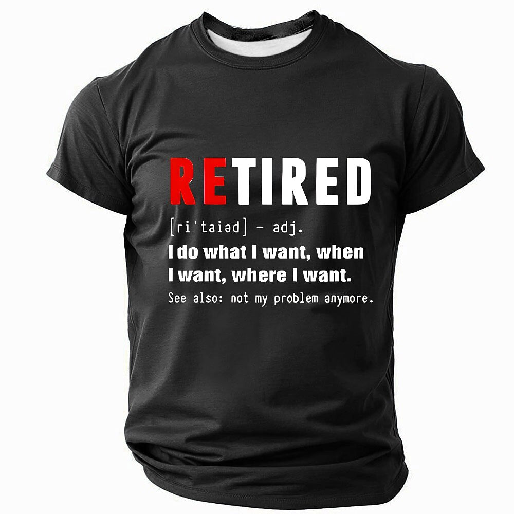 Retired Definition My Rules Graphic Tee