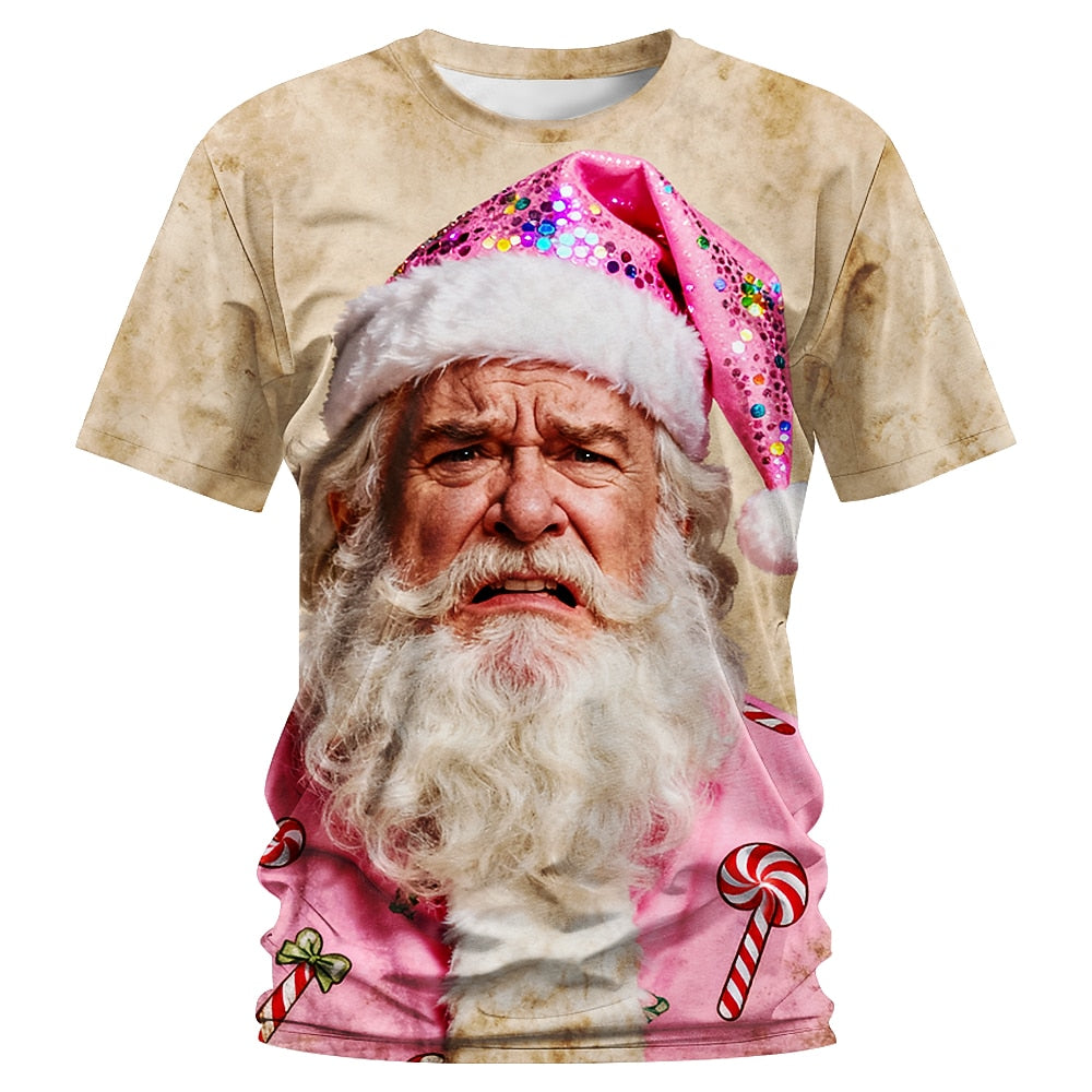 Santa Claus Christmas Outdoor Party Cool Daily Graphic Tee
