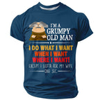 Grumpy Old Man Ask My Wife Marriage Humor Tee