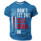 Old Man Patriotic Statement Graphic Tee