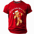 Lookin Like A Snack Gingerbread Cookie Funny Christmas Tee