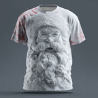 Santa Claus Christmas Designer Vacation Party Street Graphic Tee