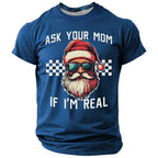 Santa Claus Christmas Gift Quote Graphic Short Sleeve Tee