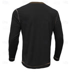 On Fire Finish This Weld Welder Humor Henley Shirt