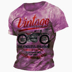 Vintage Motorcycle Distressed Rider Graphic Shirt