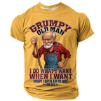 Funny Grumpy Old Man Humor Wife Print Graphic Tee Shirt