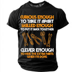 Skilled Mechanic Hidden Parts Graphic Shirt